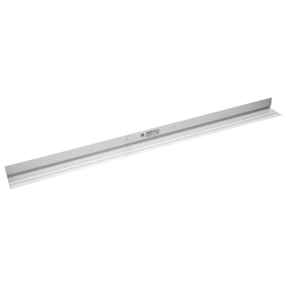 VEVOR Regla Niveladora de Hormigón de 1829 mm de Aleación de Aluminio, Regla Manual para Hormigón, Hoja de 134 mm, Pared de 8 mm, Herramienta para Nivelar Concreto en Pisos, Aceras, Garajes y Patios