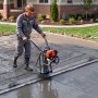 VEVOR Regla Niveladora de Hormigón de 4267 mm de Aleación de Aluminio, Regla Manual para Hormigón, Pared de 8 mm, Hoja de 134 mm, Herramienta para Nivelar Concreto en Garajes, Aceras, Pisos y Patios