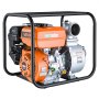 VEVOR Gas Powered Water Pump, 101.6 mm, 422 GPM 8.3HP Semi Trash Water Transfer Pump Portable, Gasoline Engine with 7.62 m Discharge Hose, Heavy Duty Frame, Cast Iron Impeller, for Irrigation, Pools