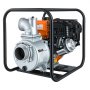 VEVOR Gas Powered Water Pump, 101.6 mm, 422 GPM 8.3HP Semi Trash Water Transfer Pump Portable, Gasoline Engine with 7.62 m Discharge Hose, Heavy Duty Frame, Cast Iron Impeller, for Irrigation, Pools