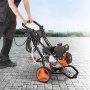 VEVOR Petrol Pressure Washer, 3400 PSI 2.6 GPM, Patio Cleaner 10 L/min with Aluminum Pump, High Pressure Gun & Extension Wand, 5 Nozzle Set, for Cars, Fences, Houses, Patios, Vertical