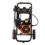 VEVOR Petrol Pressure Washer, 3400 PSI 2.6 GPM, Patio Cleaner 10 L/min with Aluminum Pump, High Pressure Gun & Extension Wand, 5 Nozzle Set, for Cars, Fences, Houses, Patios, Vertical