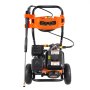 VEVOR Petrol Pressure Washer, 3500 PSI 10 L/min, 2.6 GPM Patio Cleaner with Aluminum Pump, High Pressure Gun & Extension Wand, 5 Nozzle Set, for Cars, Fences, Houses, Driveways, Patios