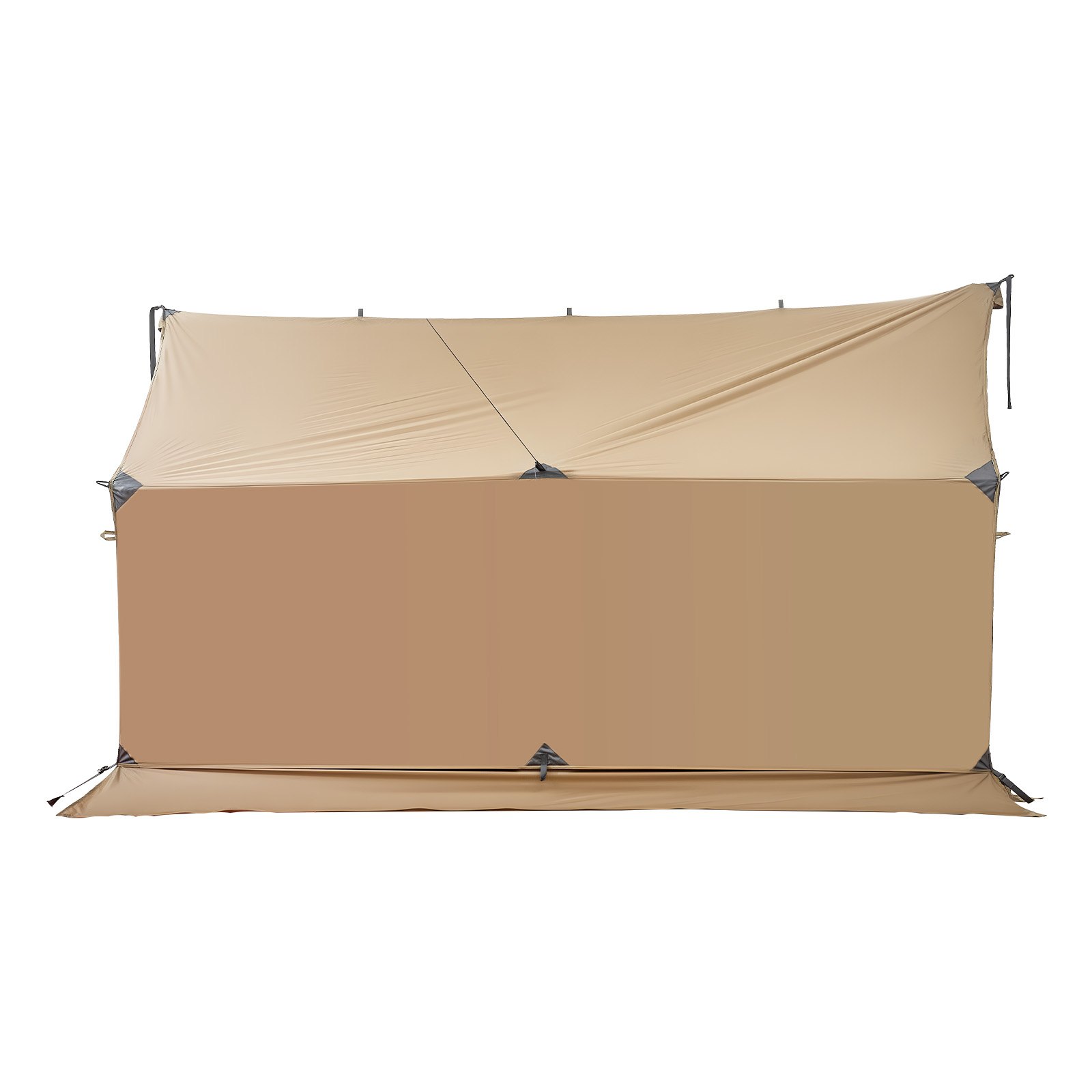 VEVOR Tienda de Campaña Caliente para 2 Personas, Carpa Portátil Tipo Casa 380 x 200 x 190 cm con Orificio para Estufa, Tienda Impermeable para Acampar, Senderismo, Caza, Pesca y Mochilero