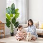 VEVOR Artificial Bird of Paradise 1829 mm Tall, Fake Tropical Plants with with 13 Trunks & White Pot, Faux Floor Silk Tree, Large Trees for Home Office Living Room Decor House Warming, Indoor Outdoor