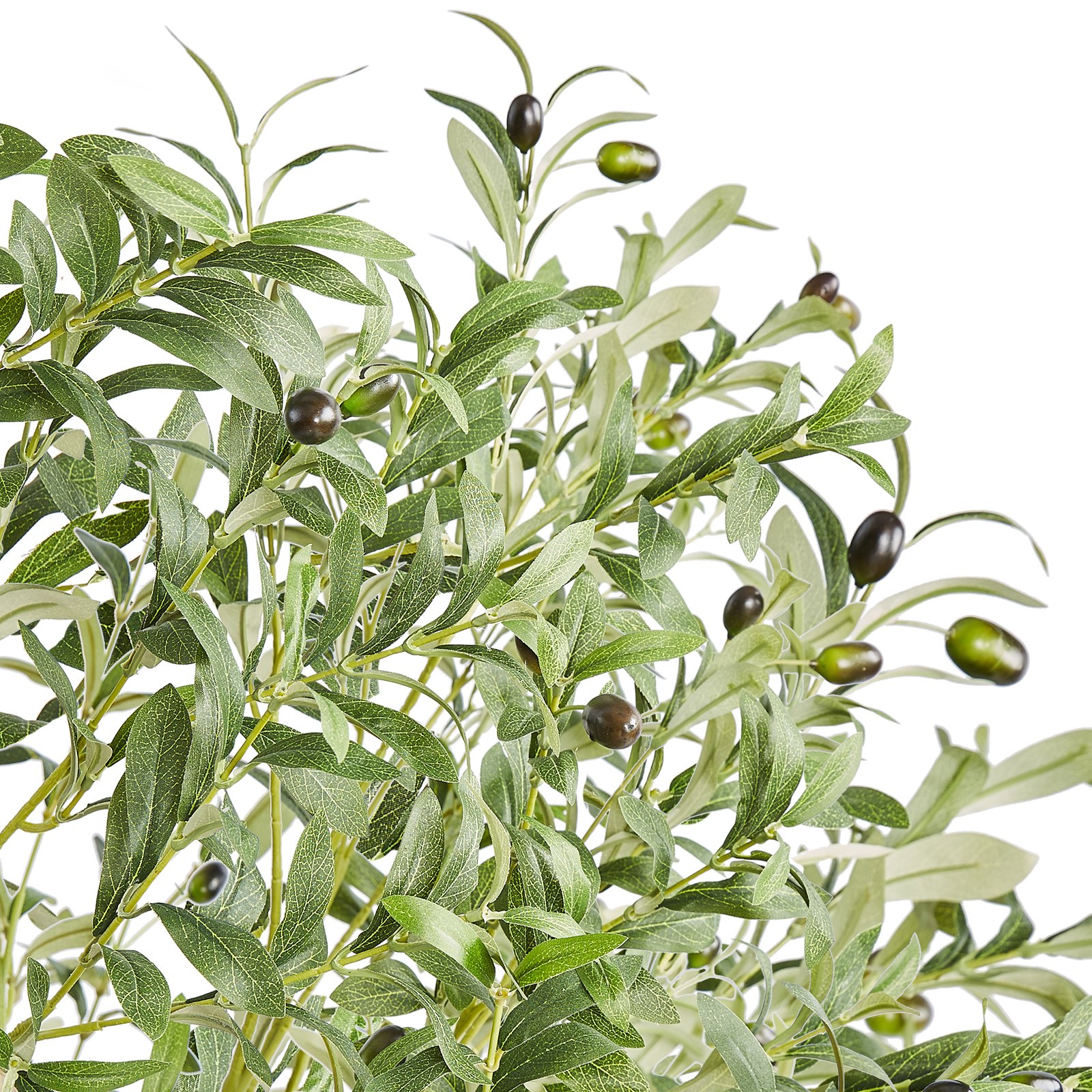 VEVOR Árbol Artificial de Olivo 810 x 1790 mm Planta Artificial de PE para Decoración Maceta de Árbol Verde 170 x 145 mm Planta Falsa para Hogar, Oficina, Hotel, Centro Comercial, Interior y Exterior