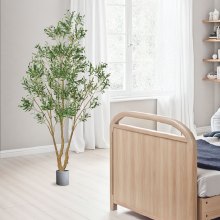VEVOR Árbol Artificial de Olivo Alto de 244cm Planta Artificial de PE para Casa