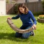 VEVOR Borde de Piedra Artificial para Jardín 1190 x 100 x 155 mm, 4 PCS Borde de Césped Realista Flexible del Tamaño de un Ladrillo con Púas de Anclaje, para Caminos de Acceso y Pasarelas, Beige