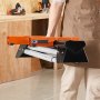 VEVOR Miter Saw Stand, 150 kg Load Capacity, Steel Stand for Miter Saws with One-Piece Mounting Clamps, 73.91-83.56 cm Adjustable Height, Foldable Miter Saw Stand