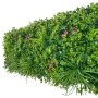 VEVOR Jardín Vertical Artificial 50,8 x 50,8 cm, Panel Decorativo de Pared 16 Unidades, Pantalla de Privacidad, Hojas de Estilo Tropical, Planta de Decoración para Exterior Interior Boda Terraza Hogar