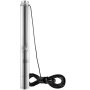 VEVOR Deep Well Submersible Pump, 750W 230V 60Hz, 7.1 m³/h Max Flow 75 m Max Head, with 9.1 m Electric Cord, Stainless Steel Water Pump for Industrial, Irrigation&Home Use, IP68 Waterproof Grade