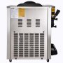 VEVOR Commercial Ice Cream Maker, 22-30L/H Yield, Countertop Soft Serve Machine with 2x6L Hopper 2L Cylinder LCD Panel Puffing Shortage Alarm, Frozen Yogurt Maker for Restaurant Snack Bar, Silve