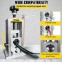destripador de cables VEVOR con compatibilidad para líneas finas y gruesas y polea de entrada antideslizante.