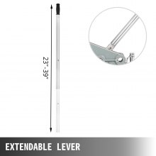 VEVOR Extractor de Cable de Alambre 1,6 T / 3500 lbs, Cable de Cabrestante Manual Extractor de Agarre de 25 m, Diámetro de Cuerda 11 m, Polipasto de Elevación Alta Resistencia con Palanca Extensible