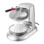 VEVOR Ice Crusher Machine, 100kg Per Hour Electric 4 Blades Snow Cone Maker, Stainless Steel Shaved Ice Machine with Bowl and Cover, 300W 2000RPM Ice-Shaver for Home and Commercial Use, Silver