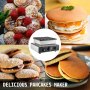 Gofrera Americana De Hierro Pancake Waffle Crepe 220v Para Takoyaki Np542 25