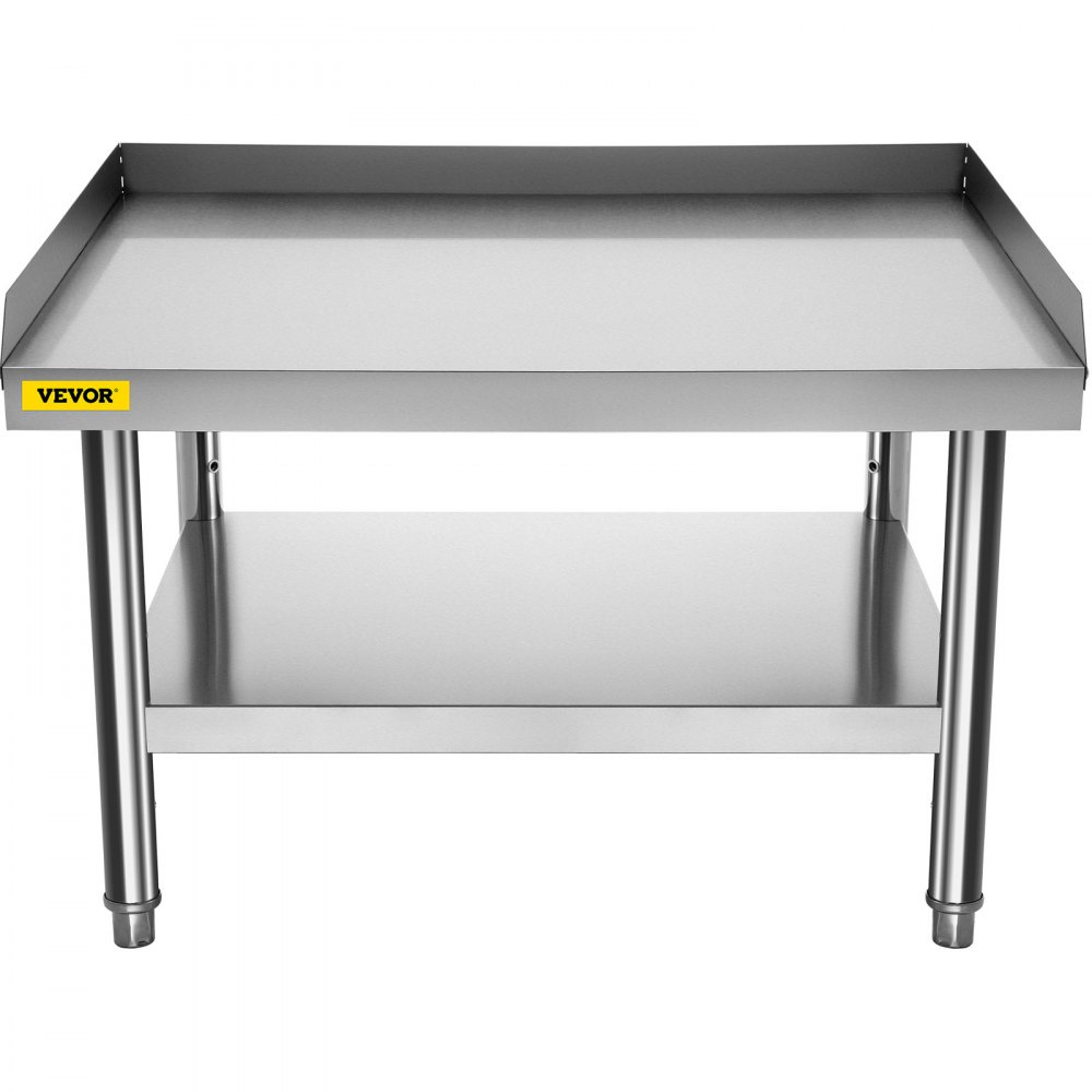 Mesa de acero inoxidable VEVOR para preparación y trabajo, soporte para equipos de cocina de 36" x 30