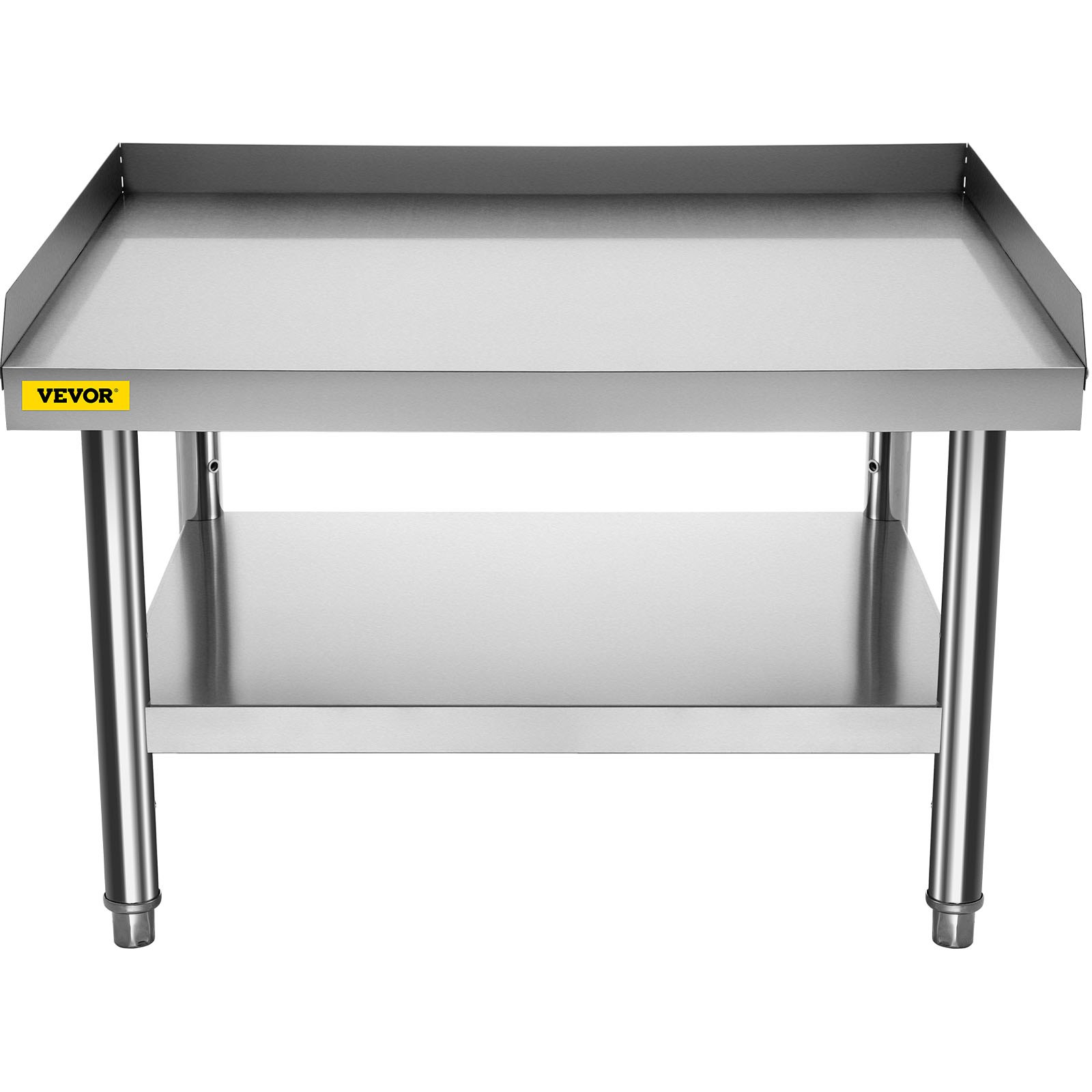 Mesa de acero inoxidable VEVOR para preparación y trabajo, soporte para equipos de cocina de 36" x 30