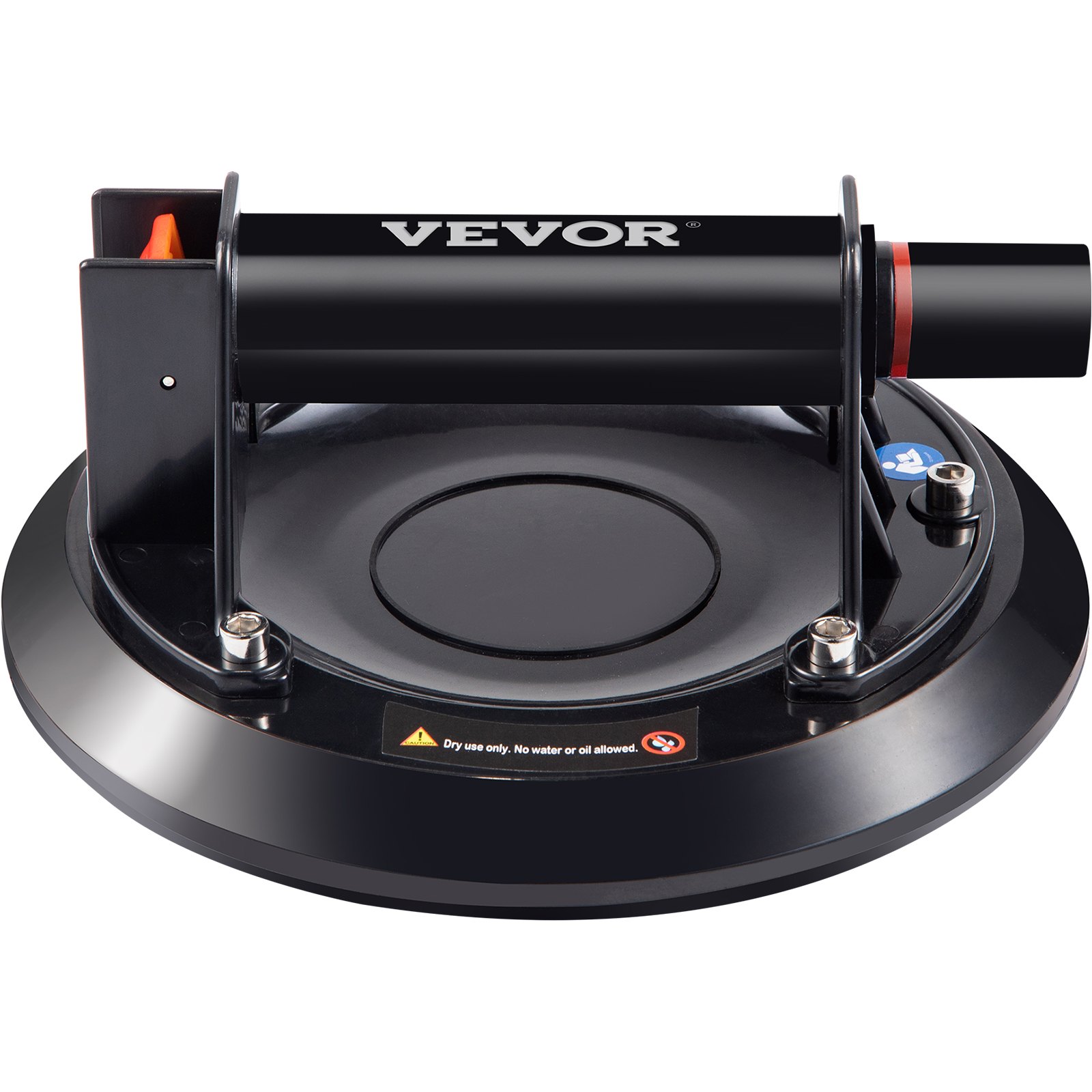 VEVOR Vacío Ventosa de Vidrio 8 \'\' Levantador de Ventosas Almohadillas 220lbs 200 x 85mm Material de plástico Abs y Caucho Levantador Vidrio Ventosa