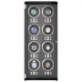 VEVOR Watch Winder, Automatic Watch Winder, Watch Winder for Automatic Watches, Automatic Watch Winder with Space for 8 Watches, LED Lighting, 150-207 mm Adjustable Strap Length