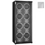 VEVOR Watch Winder, Automatic Watch Winder, Watch Winder for Automatic Watches, Automatic Watch Winder with Space for 8 Watches, LED Lighting, 150-207 mm Adjustable Strap Length