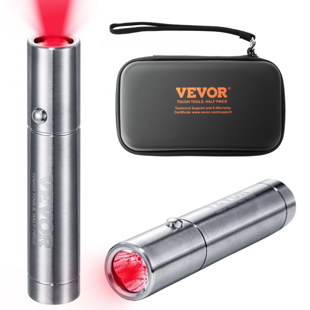 VEVOR Dispositivo de terapia de luz roja 3 longitudes de onda varita de terapia de luz roja e infrarroja cercana portátil para curar el alivio del dolor muscular en las articulaciones
