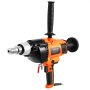 VEVOR Core Drilling Machine, Diamond Core Drilling Machine, 2-18 cm Drilling Diameter and Carrying Case, Robust Concrete Core Drill, 2600 W, Wet and Dry Use, for Drilling Concrete and Mixing Paint