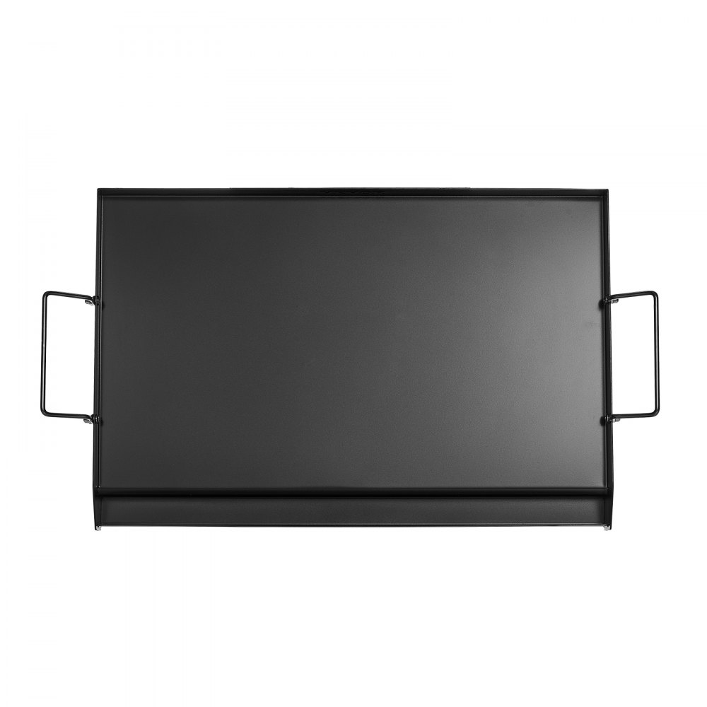 VEVOR Parrilla de Acero al Carbono Universal Rectangular 605 x 360 mm con Superficie Plana Espaciosa, Plancha de Gas para Barbacoa, Teppanyaki, Utensilios de Cocina Familiares Portátiles con Asa