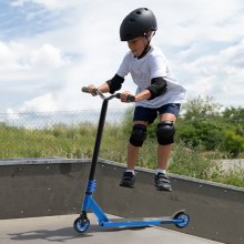 VEVOR Patinete Acrobático con Plataforma de Doble Capa Ruedas de PU de 100 mm