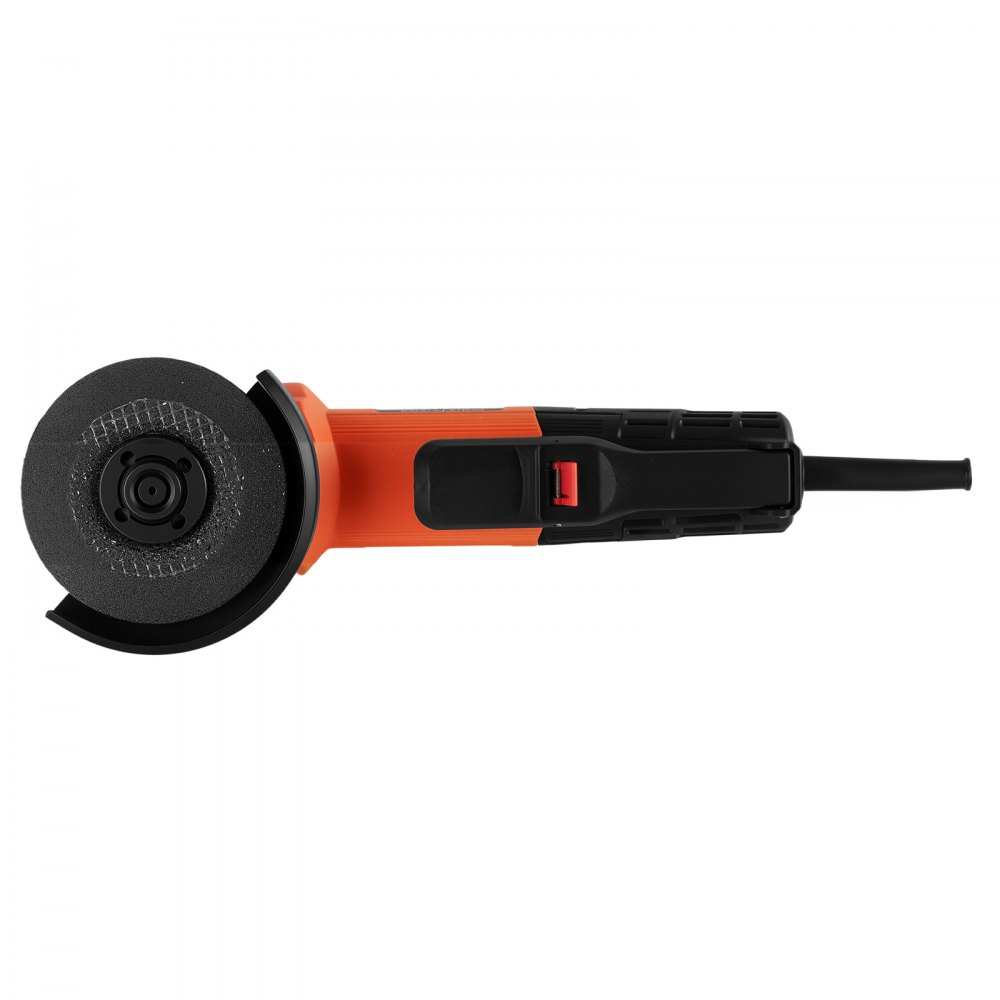 VEVOR Amoladora Angular Eléctrica con Cable, 4,5 A, 12 000 RPM, con Cubierta Antipolvo Ajustable, para Amolar, Cortar y Eliminar Óxido de Metal, Compatible con Disco 114,3 mm, 270 x 90 x 75 mm