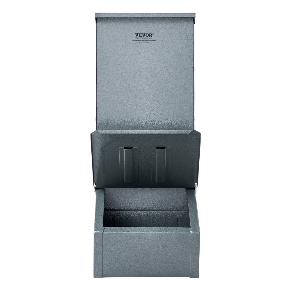 VEVOR Comedero para Cerdos de Capacidad de 90,92 L, Comedero para Cerdos de una Puerta, Comedero para Lechones de Acero Resistente, Comedero de Canaleta Multiusos para Alimentar hasta 5 Cerdos