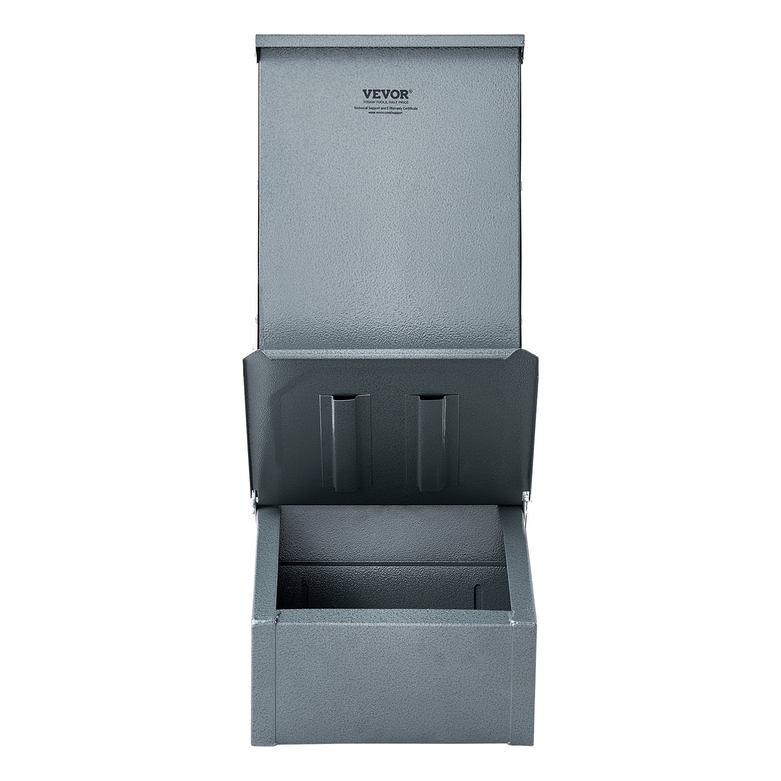 VEVOR Comedero para Cerdos de Capacidad de 90,92 L, Comedero para Cerdos de una Puerta, Comedero para Lechones de Acero Resistente, Comedero de Canaleta Multiusos para Alimentar hasta 5 Cerdos