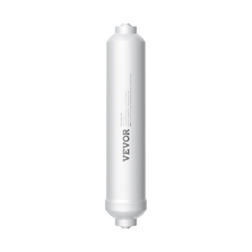 VEVOR Sistema de Ósmosis Inversa del Fregadero, Repuesto de Filtro de Agua de Ósmosis Inversa de 1100 Galones, Restauración de Minerales Esenciales para Purificador de Agua, Φ 260 x 50 mm, Blanco