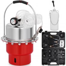 Kit de Herramientas Neumáticas de Purga de Presión de Aire Purga de Frenos Taller Mecánico Taller Mecánico Rojo