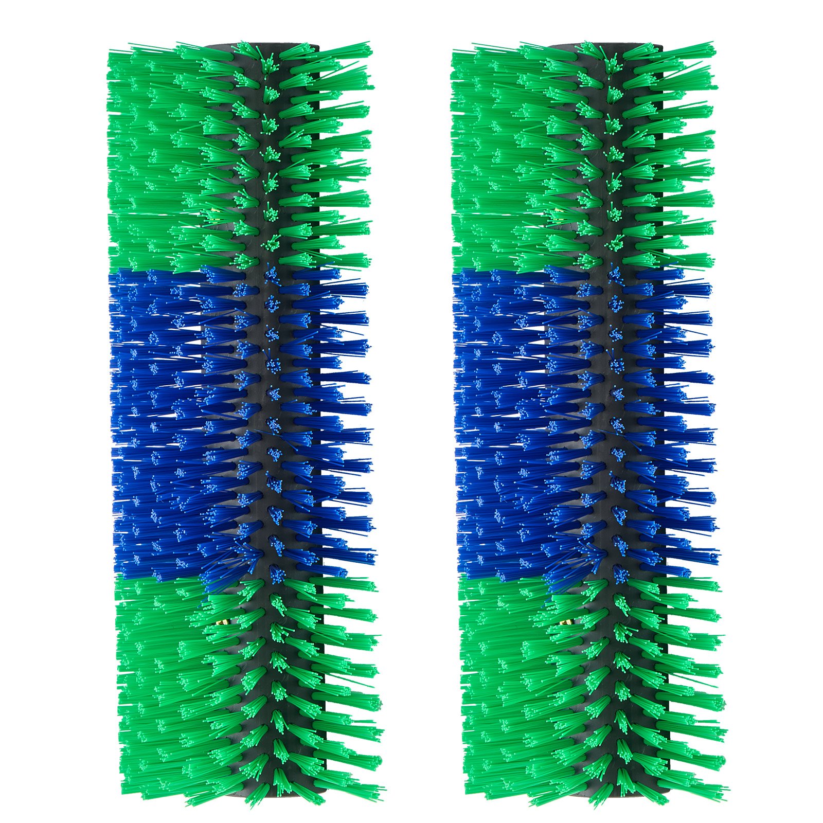 VEVOR Cepillo Rascador para Ganado, 430 x 190 mm, Conjunto de 2 Piezas, Raspador para Granja Campo, Cepillos de Masaje para Caballos Vacas Ovejas, para Aliviar la Picazón y la Limpieza, Verde y Azul