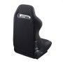VEVOR Asiento de Carreras, Juego de 2, con Ángulo Amplio Reclinable y Espuma de Alta Resiliencia, con Tela de Poliéster y Deslizador Q235B, Apto para Autos de Carreras y Karts, 550 x 585 x 885 mm