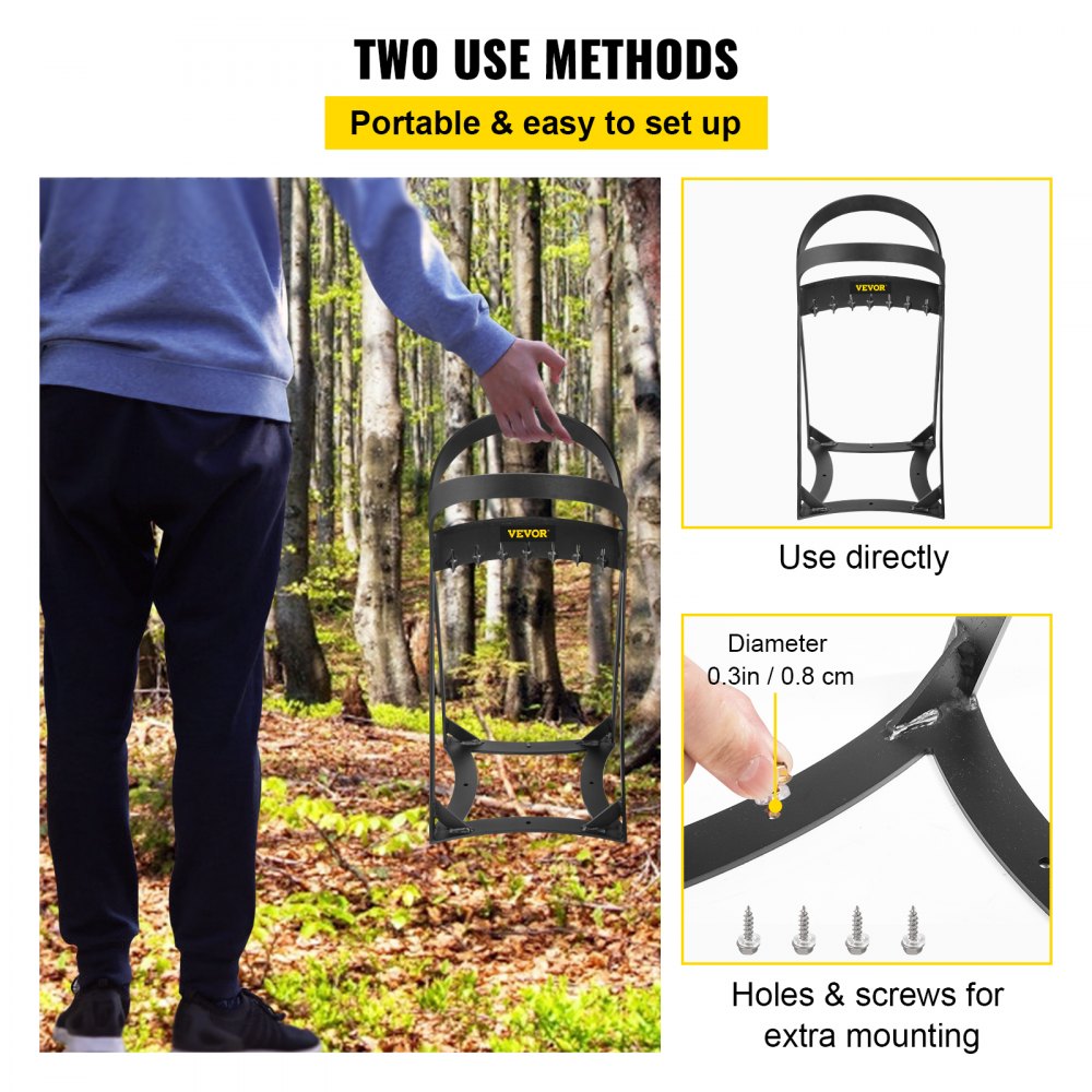 Vevor Cortador De Leña Manual 29 X 26,2 X 51,6 Cm Partidor De Troncos De Hierro