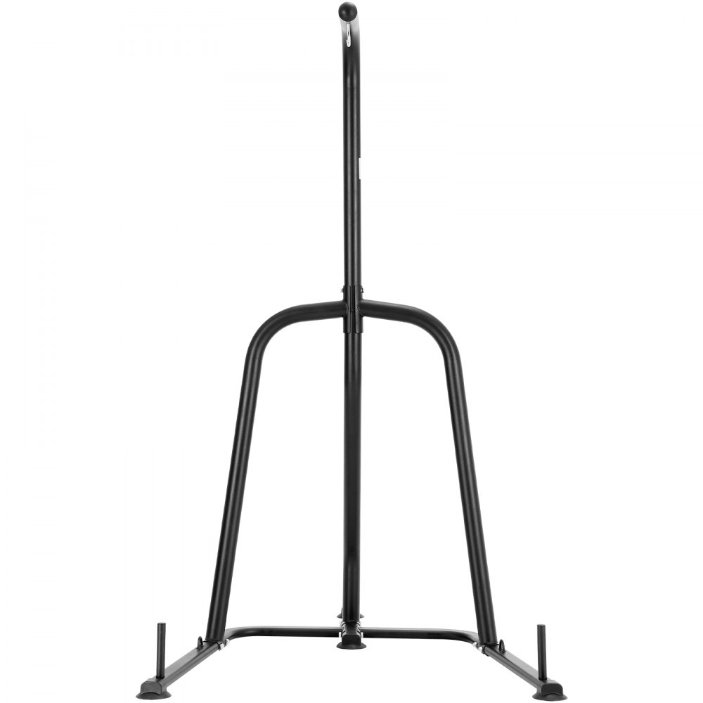 VEVOR Soporte para Saco de Boxeo de Acero Estación de Boxeo Independiente Carga de 181 kg Soporte de Boxeo Altura Ajustable con Base Pesada Equipo de Entrenamiento para Gimnasio en casa 126x143x208 cm