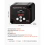 VEVOR Aislador de Batería Dual de 12 V y 140 A con Pantalla LCD, para Baterías de Litio y Plomo-Ácido, para Automóviles, Camiones, Autocaravanas, UTV, ATV y Embarcaciones, 80 x 70 x 60 mm, Negro