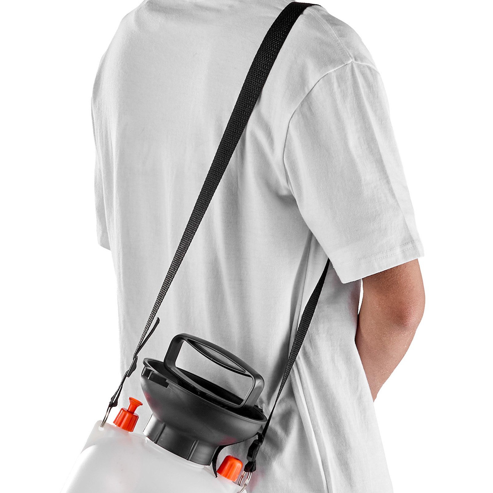 VEVOR Bomba de Líquido de Transmisión Manual 3 L, Dispositivo de Llenado para Aceite de Transferencia, con Manguera 120 cm y Accesorios, Tanque HDPE, Herramienta para Extracción y Relleno de Fluidos