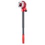 VEVOR Ratchet Pipe Threader Kit with 3 Dies, 1/2" BSPT, 3/4" BSPT, 1" BSPT Manual Ratcheting Pipe Threading Tool, Portable Pipes Threader Set with Toolbox for Plumbing Installation & Repair