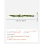VEVOR Guirnalda Navideña de Pino Largo de 1828 mm Guirnalda Artificial de Plantas Decoración para Navidad en Interior y Exterior Ramas de Pino Corona para Escaleras, Chimeneas, Puertas, Barandillas