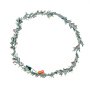 VEVOR Christmas Garland, 2750 mm Realistic Greenery Decorated with Vines, Olive Leaves, and Berries, Evergreen Faux Garlands with Light String for Indoor Outdoor Xmas Decoration on Mantel Fireplace