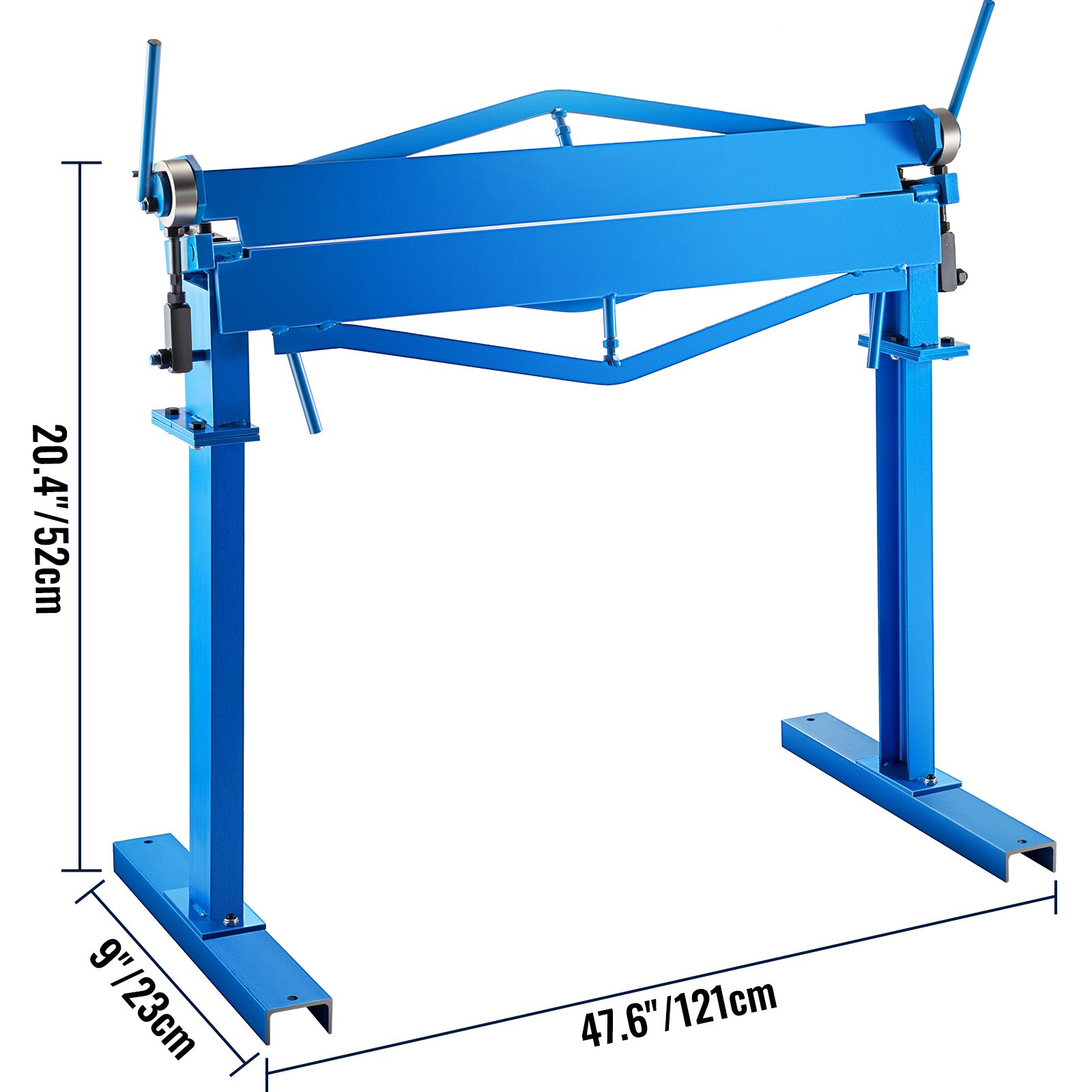 Vevor Dobladora De Chapa Máquina Plegadora Manual De Metal 1.210 X 230 X 520 Mm