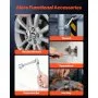 VEVOR Juego de Herramientas Mecánicas de 314 Piezas, Juego de Dados Métricos, Llaves, Puntas de Destornillador, Accesorios y Estuche, con Etiquetas de Tamaño para Reparaciones de Automóviles, Hogar