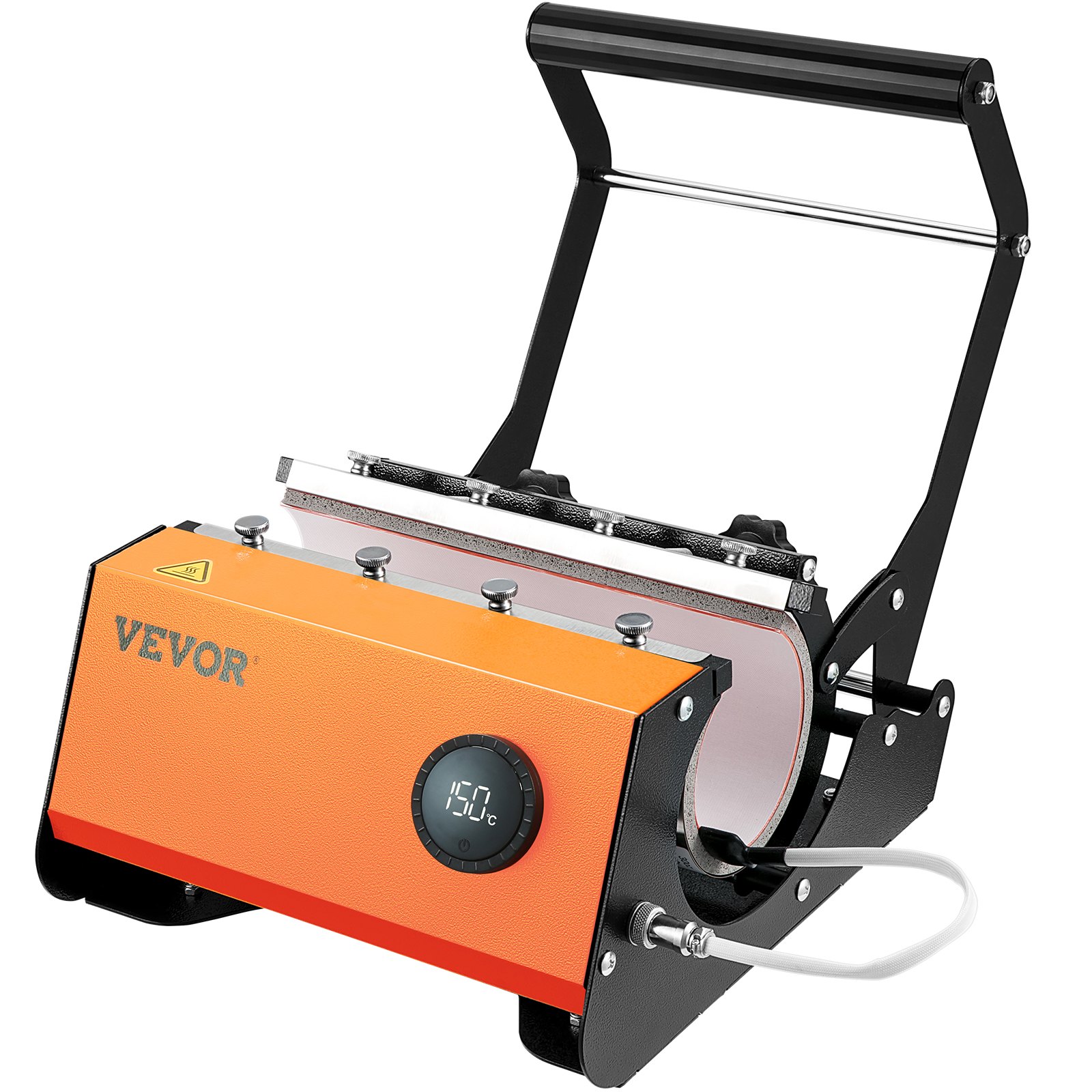 VEVOR Prensa Térmica para Tazas 11-30 oz Prensa para Tazas 620W Máquina de Impresión de Transferencia 29,1 x 31,2 x 25,7 cm con Pantalla Táctil Estilo Perilla y Circuito de Seguridad de Doble Control