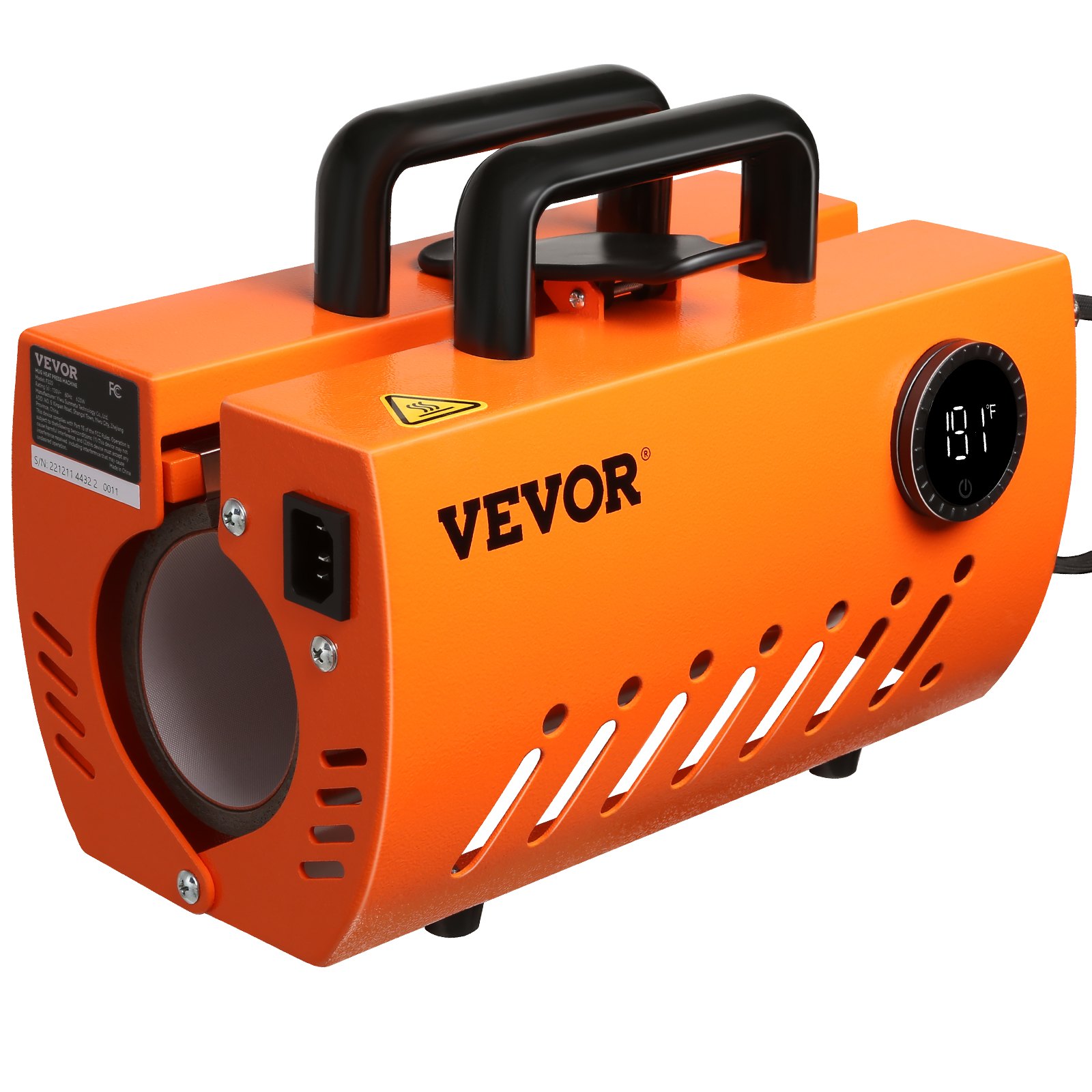 VEVOR Prensa Térmica para Tazas Prensa para Tazas Vasos 620 W Máquina de Impresión de Transferencia 23,5 x 11,5 x 1 cm con Guantes Resistentes al Calor y Cinta DIY Tazas de Cerámica Vasos