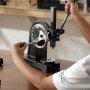 VEVOR Mandrel Press, 1 t Hand Lever Press, Manual Mandrel Press Precision Hand Press, 135 mm Maximum Height, Manual Desktop Cast Iron Punching Press, for Punching, Bending, Stretching, Forming