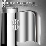 VEVOR Embutidora Manual de Salchichas Capacidad de 3 L Embutidora Vertical de Mesa de Acero Inoxidable con 3 Tubos de Relleno para Churros Salchichas de 16mm/19mm/22mm para Restaurante Supermercado