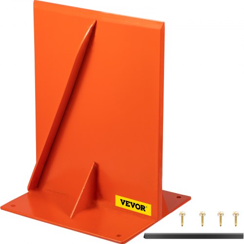 VEVOR Partidor de leña Partidor de troncos de madera Acero Naranja Cuña partidora para leña